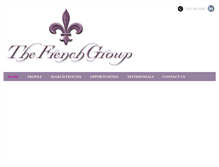 Tablet Screenshot of frenchgroup.com